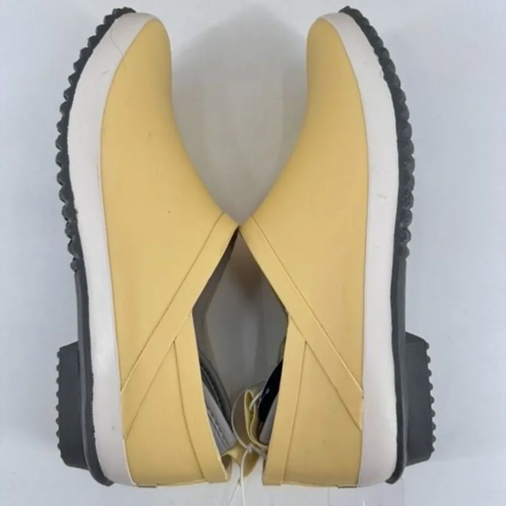 NWT JBU by Jambu Women's Bumblebee Garden Ready‎ Rain Shoes Yellow Gray Size 11